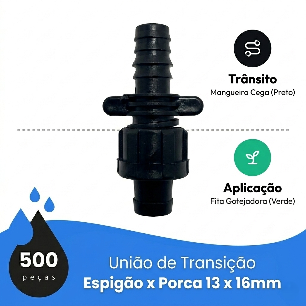 União Transição Espigão Porca AP